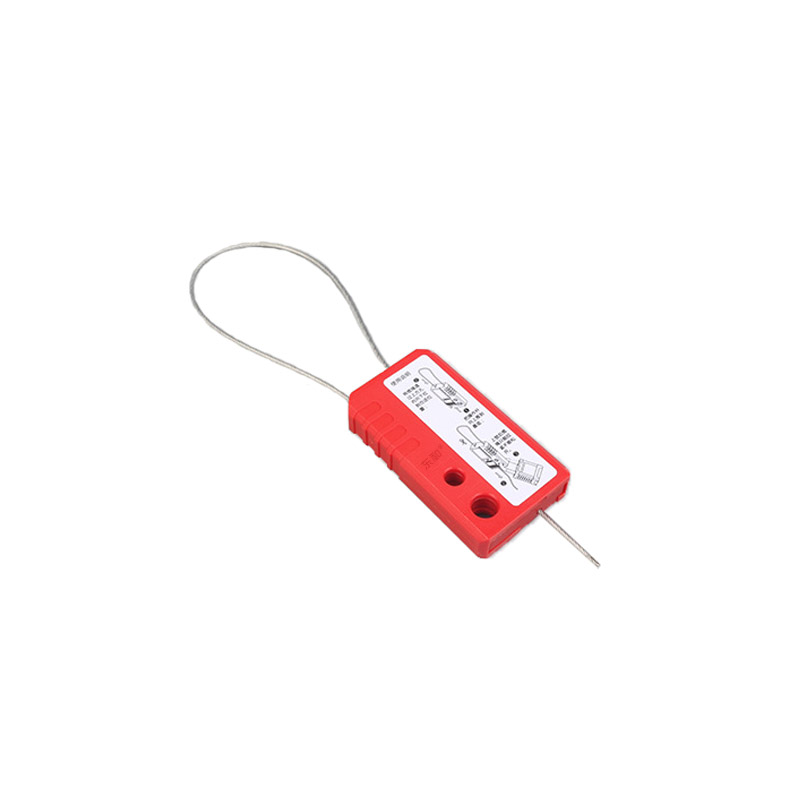 DNE东和®简易缆绳锁680S301红色配0.5M缆绳