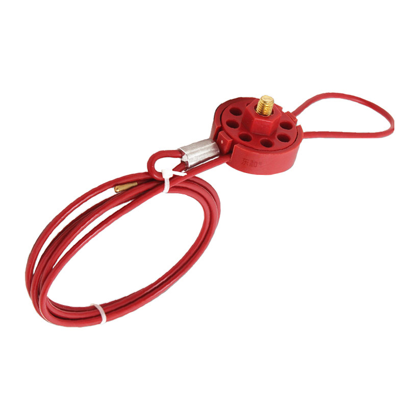 DNE东和®轮式缆绳锁680S304红色配2M缆绳
